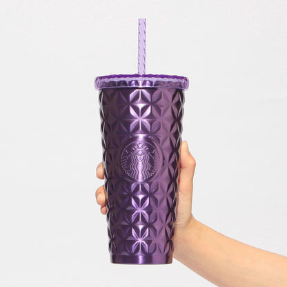 Starbucks Japan Color Your Summer 2026 Stainless Steel Cold Cup Tumbler Purple 591ml
