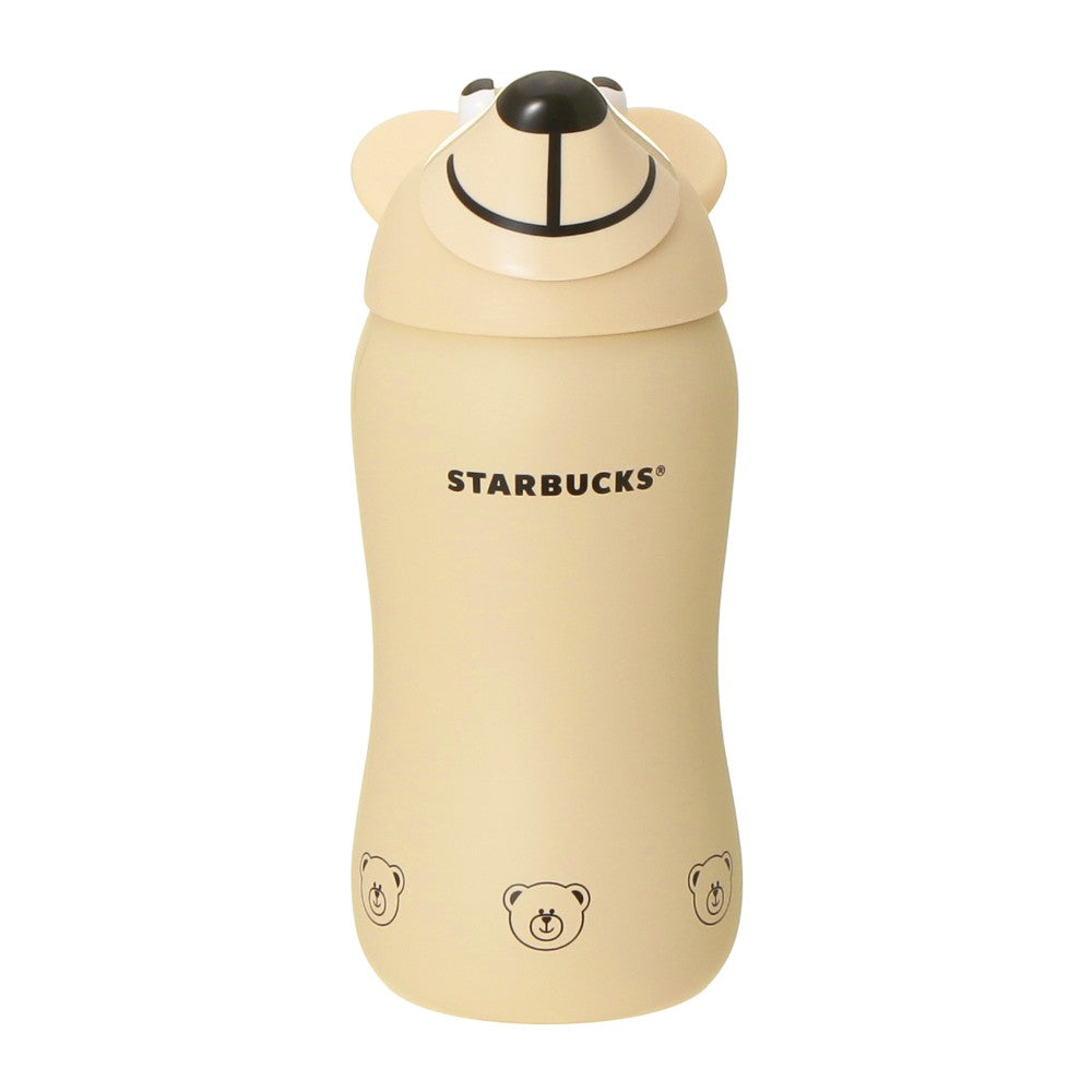 Starbucks JAPAN 2026 Stainless Steel Straw Tumbler with Strap (Bear) 380ml