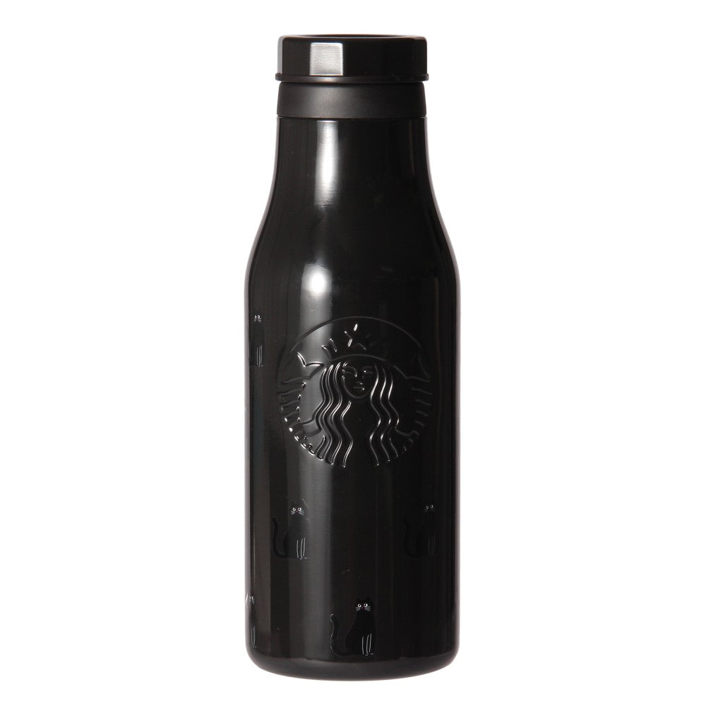 Starbucks Japan Halloween 2026 Stainless Steel Logo Bottle Cat Glow in the Dark 473ml