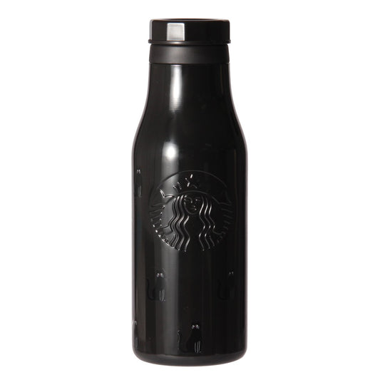 Starbucks Japan Halloween 2026 Stainless Steel Logo Bottle Cat Glow in the Dark 473ml