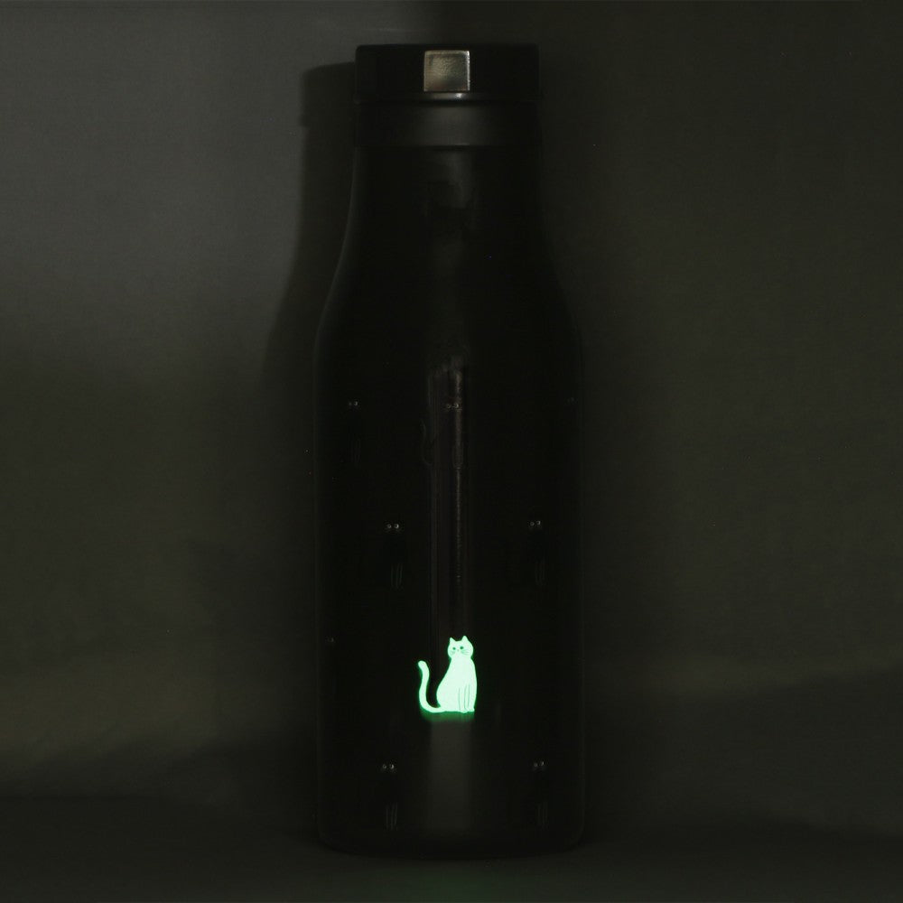 Starbucks Japan Halloween 2026 Stainless Steel Logo Bottle Cat Glow in the Dark 473ml