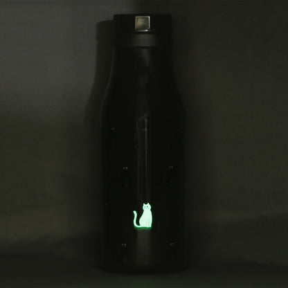 Starbucks Japan Halloween 2026 Stainless Steel Logo Bottle Cat Glow in the Dark 473ml
