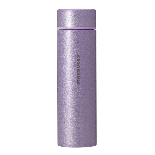 Starbucks Japan Halloween 2026 Stainless Steel Bottle Glitter Light Purple 444ml
