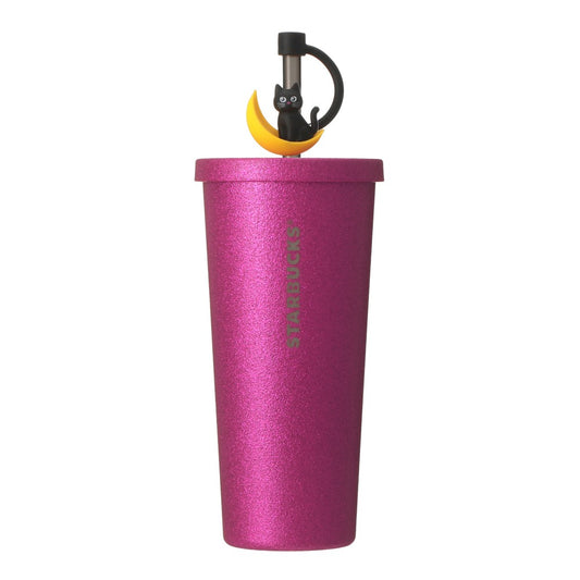 Starbucks Japan Halloween 2026 Stainless Steel Cold Cup Tumbler Glitter Pink 591ml