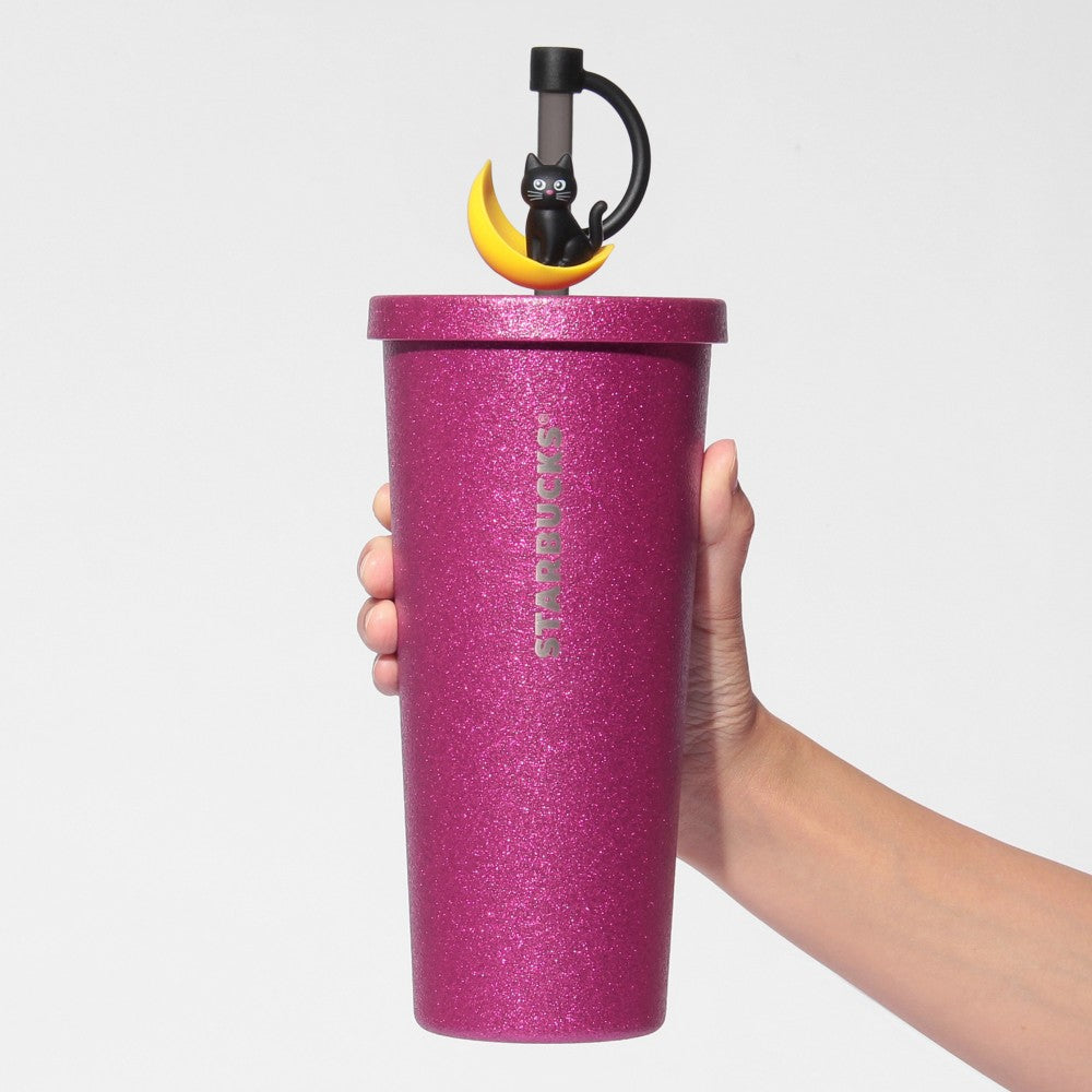 Starbucks Japan Halloween 2026 Stainless Steel Cold Cup Tumbler Glitter Pink 591ml