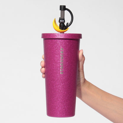 Starbucks Japan Halloween 2026 Stainless Steel Cold Cup Tumbler Glitter Pink 591ml