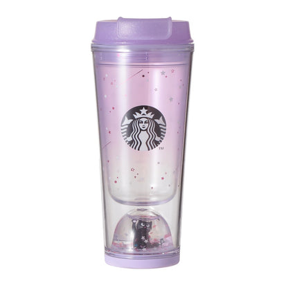 Starbucks Japan Halloween 2026 Glow in the Dark Cat Snow Globe Tumbler (355ml)