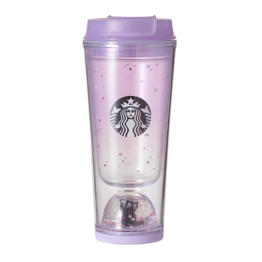 Starbucks Japan Halloween 2026 Glow in the Dark Cat Snow Globe Tumbler (355ml)