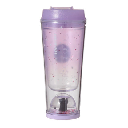 Starbucks Japan Halloween 2026 Glow in the Dark Cat Snow Globe Tumbler (355ml)