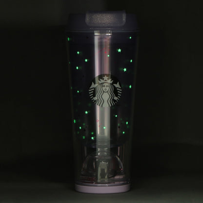 Starbucks Japan Halloween 2026 Glow in the Dark Cat Snow Globe Tumbler (355ml)