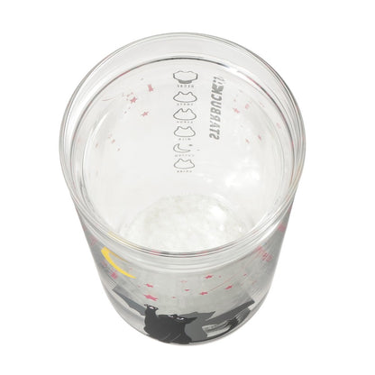 Starbucks Japan Halloween 2026 Double Walled Heat Resistant Glass Cup Glow in the Dark Cat (355ml)