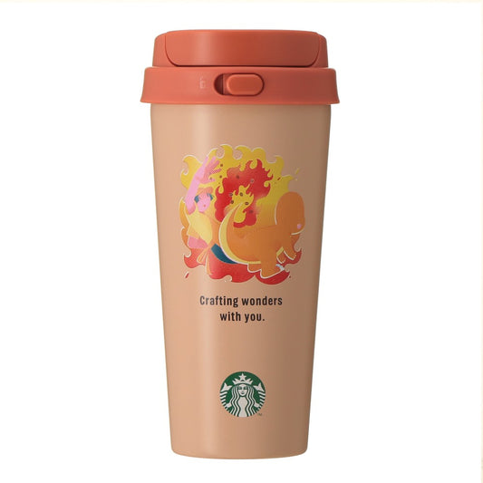 PSL Starbucks Japan Pokémon + STARBUCKS Stainless Steel To-Go Bottle (Charmander) 473ml