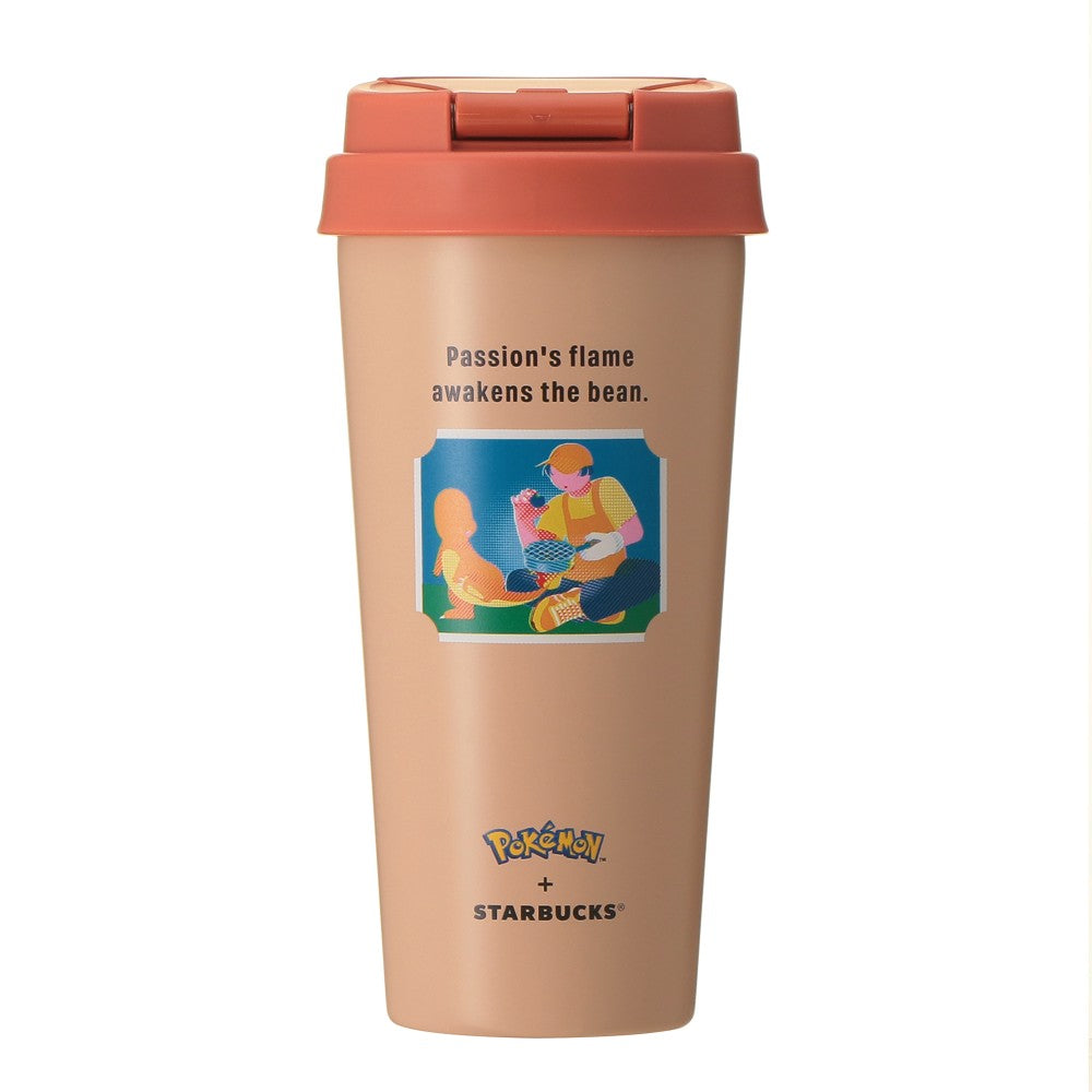 PSL Starbucks Japan Pokémon + STARBUCKS Stainless Steel To-Go Bottle (Charmander) 473ml
