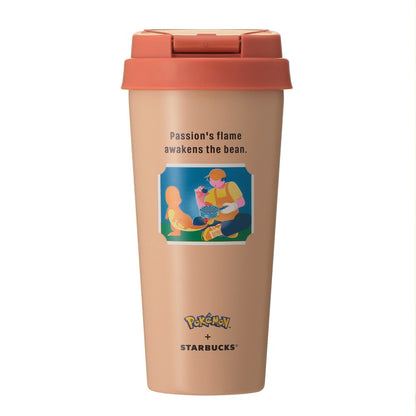 PSL Starbucks Japan Pokémon + STARBUCKS Stainless Steel To-Go Bottle (Charmander) 473ml