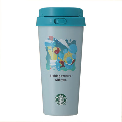 PSL Starbucks Japan Pokémon + STARBUCKS Stainless Steel To-Go Bottle (Squirtle) 473ml