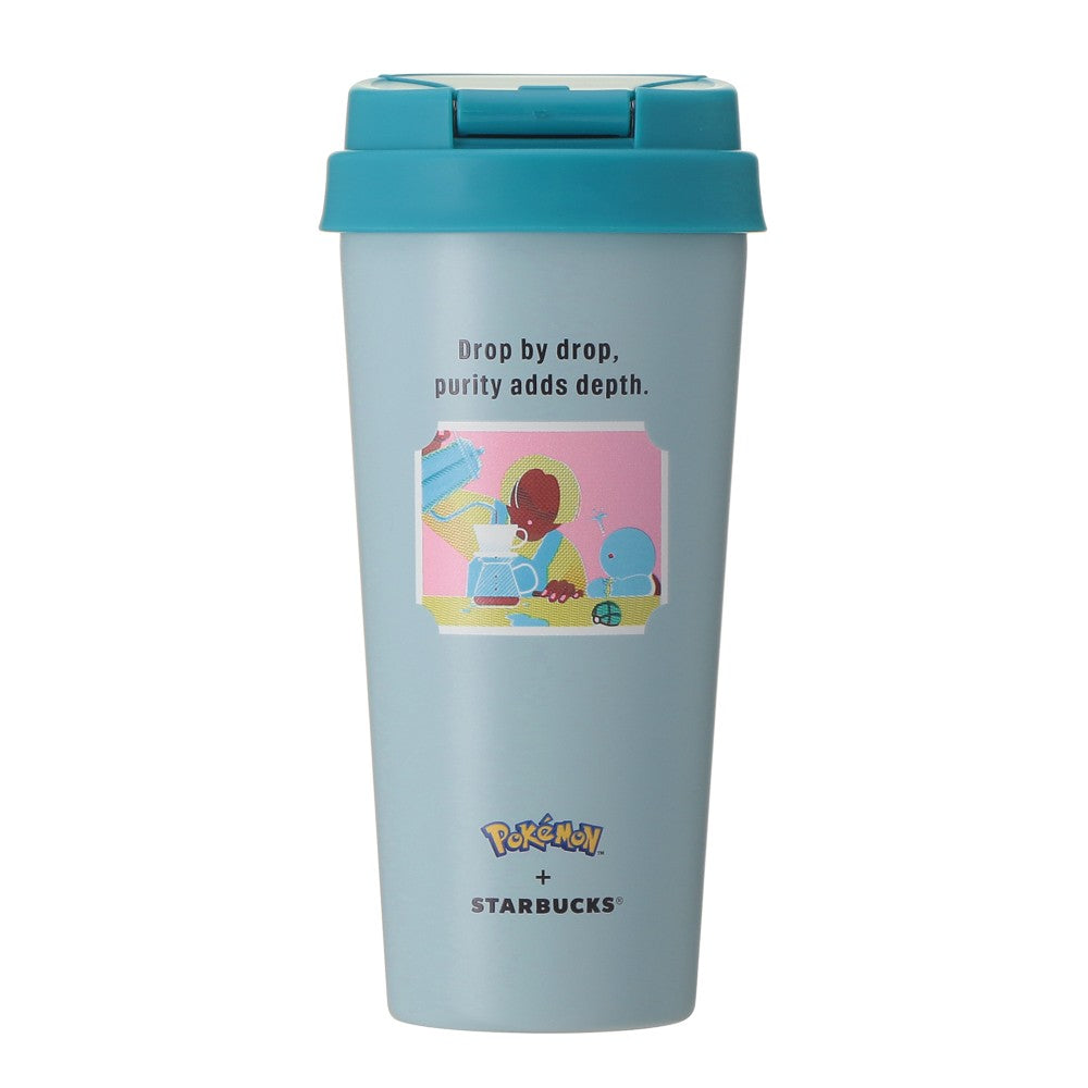 PSL Starbucks Japan Pokémon + STARBUCKS Stainless Steel To-Go Bottle (Squirtle) 473ml
