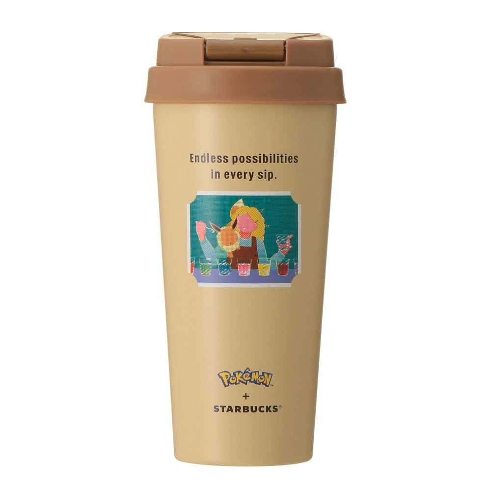 PSL Starbucks Japan Pokémon + STARBUCKS Stainless Steel To-Go Bottle Eevee 473ml