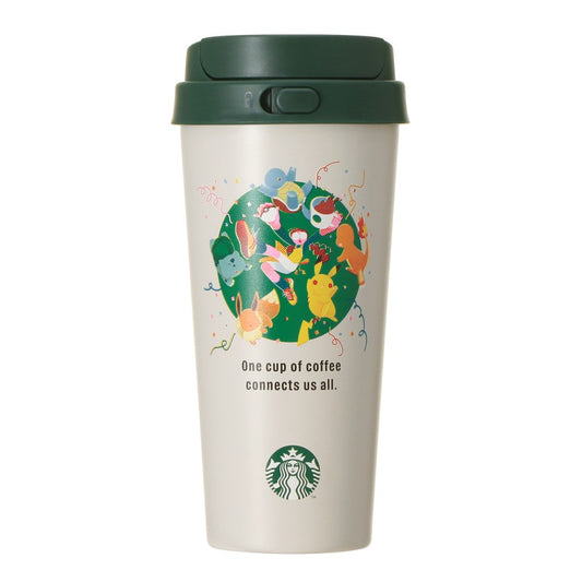PSL Starbucks Japan Pokémon + Starbucks Stainless Steel To-Go Bottle Coffee Connection 473ml