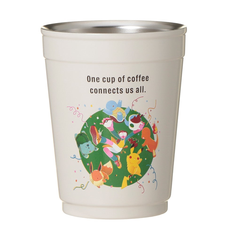 PSL Starbucks Japan Pokémon + STARBUCKS 2WAY SS Cup/Holder Coffee Connection 355ml