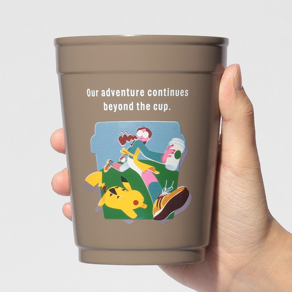 PSL Starbucks Japan Pokémon + STARBUCKS 2WAY SS Cup/Holder Coffee Adventure 355ml