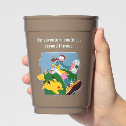 PSL Starbucks Japan Pokémon + STARBUCKS 2WAY SS Cup/Holder Coffee Adventure 355ml