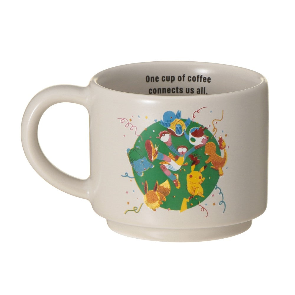 PSL Starbucks Japan Pokémon + STARBUCKS Stacking Demi Mug Coffee Connection 89ml