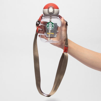 PSL Starbucks Japan Pokémon + STARBUCKS Straw Tumbler with Strap: Coffee Adventure (458ml)