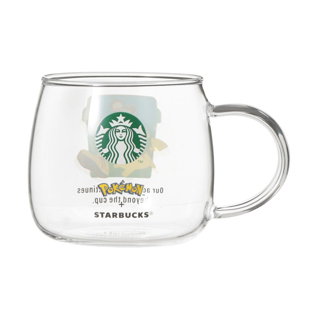 PSL Starbucks Japan Pokémon + STARBUCKS SS Heat-Resistant Glass Mug with Strainer Coffee Adventure (296ml)