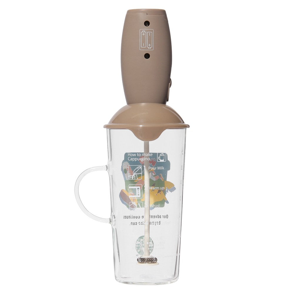 PSL Starbucks Japan Pokémon + STARBUCKS Milk Frother & Cup Coffee Adventure