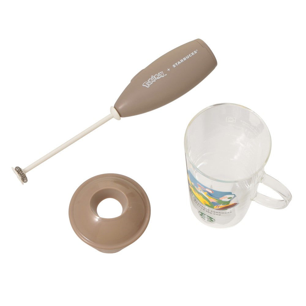 PSL Starbucks Japan Pokémon + STARBUCKS Milk Frother & Cup Coffee Adventure
