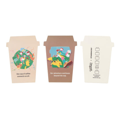 PSL Starbucks Japan Pokémon + STARBUCKS Art Sticker Set