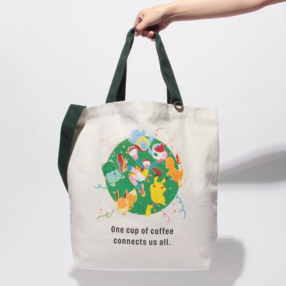 PSL Starbucks Japan Pokémon + STARBUCKS Tote Bag Coffee Connection