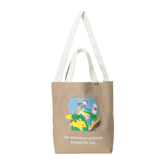 PSL Starbucks Japan Pokémon + STARBUCKS Tote Bag Coffee Adventure