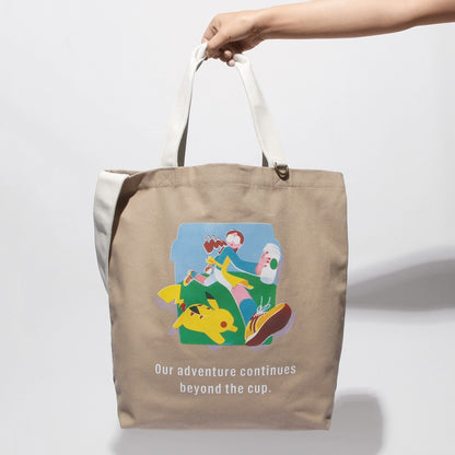 PSL Starbucks Japan Pokémon + STARBUCKS Tote Bag Coffee Adventure