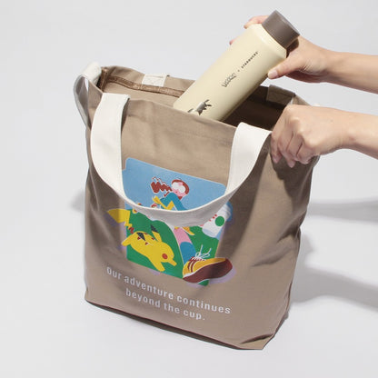 PSL Starbucks Japan Pokémon + STARBUCKS Tote Bag Coffee Adventure