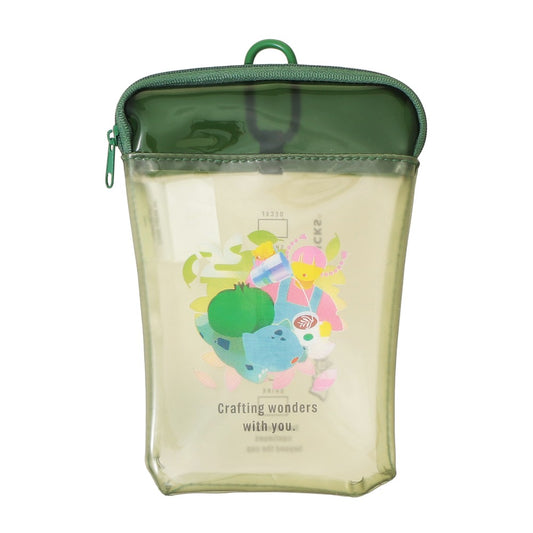 PSL Starbucks Japan Pokémon + STARBUCKS Cup-Shaped PVC Pouch: Bulbasaur