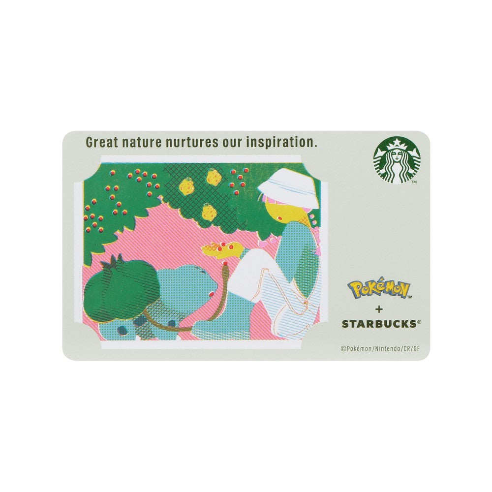 PSL Pokémon + Starbucks Bulbasaur Gift Card (PIN INTACT)