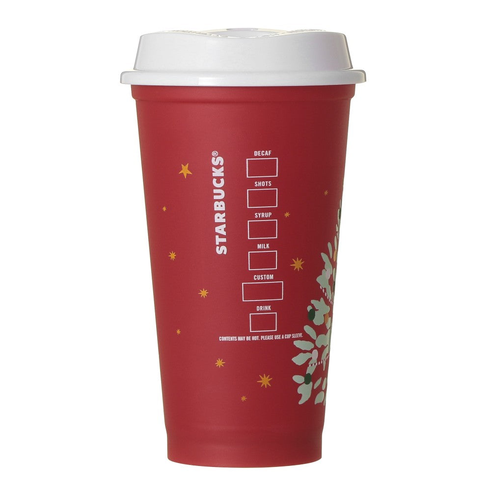 Starbucks Japan Holiday 2026 Reusable Cup 473ml + Hole Cap Bearista
