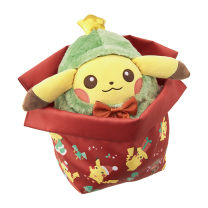 Pokemon Center Pikachu Christmas 2026 Large Drawstring Gift Bag Japan