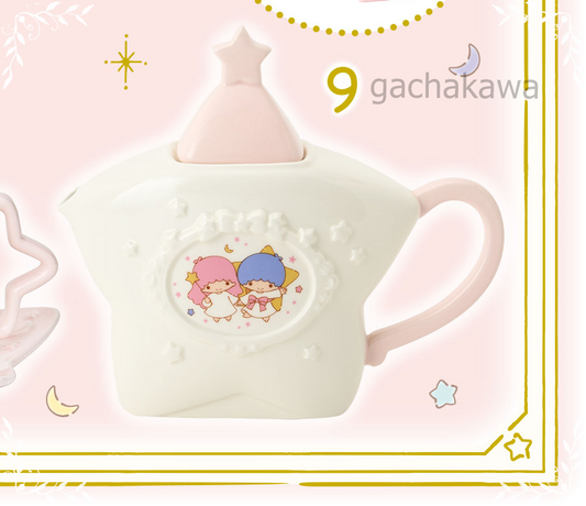 Sanrio Little Twin Stars Frame Design Teapot NEW JAPAN