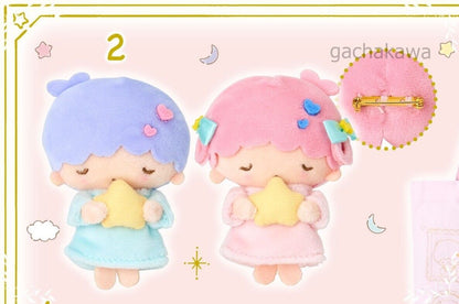 Sanrio Little Twin Stars Frame Design Series Mascot Brooch Set NEW