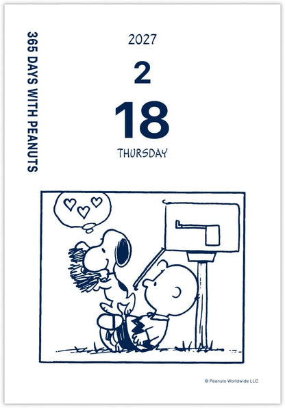 Hallmark Snoopy 2027 Daily Desk Calendar Peanuts Japanese Style 856700 New