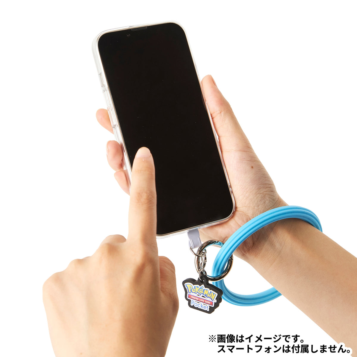Smartphone Hand Strap with Rubber Charm Pokémon Trading Card Game Pocket