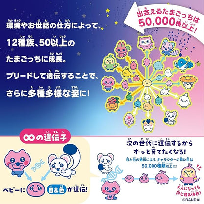 Tamagotchi Paradise White Glacier Premium Set BANDAI