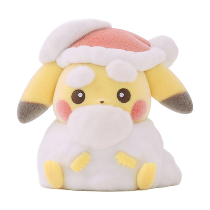 Pokemon Center 2026 Christmas Holiday Pikachu Flocked Doll Complete Set BOX JAPAN
