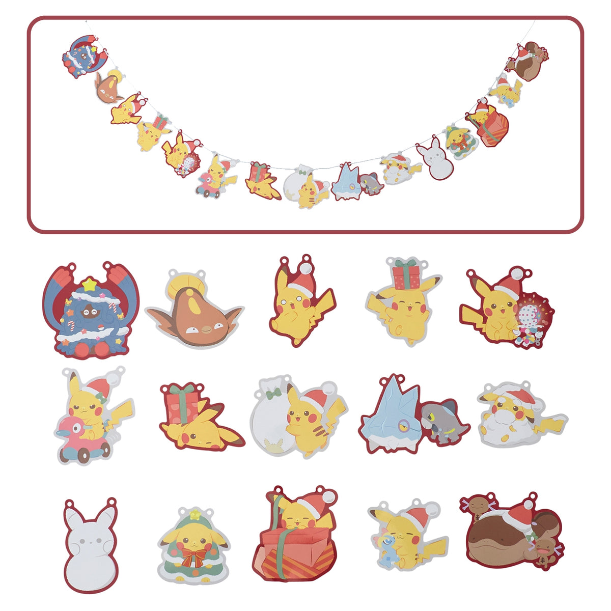 Pokemon Center 2026 Christmas Holiday Pikachu Garland Bunting JAPAN