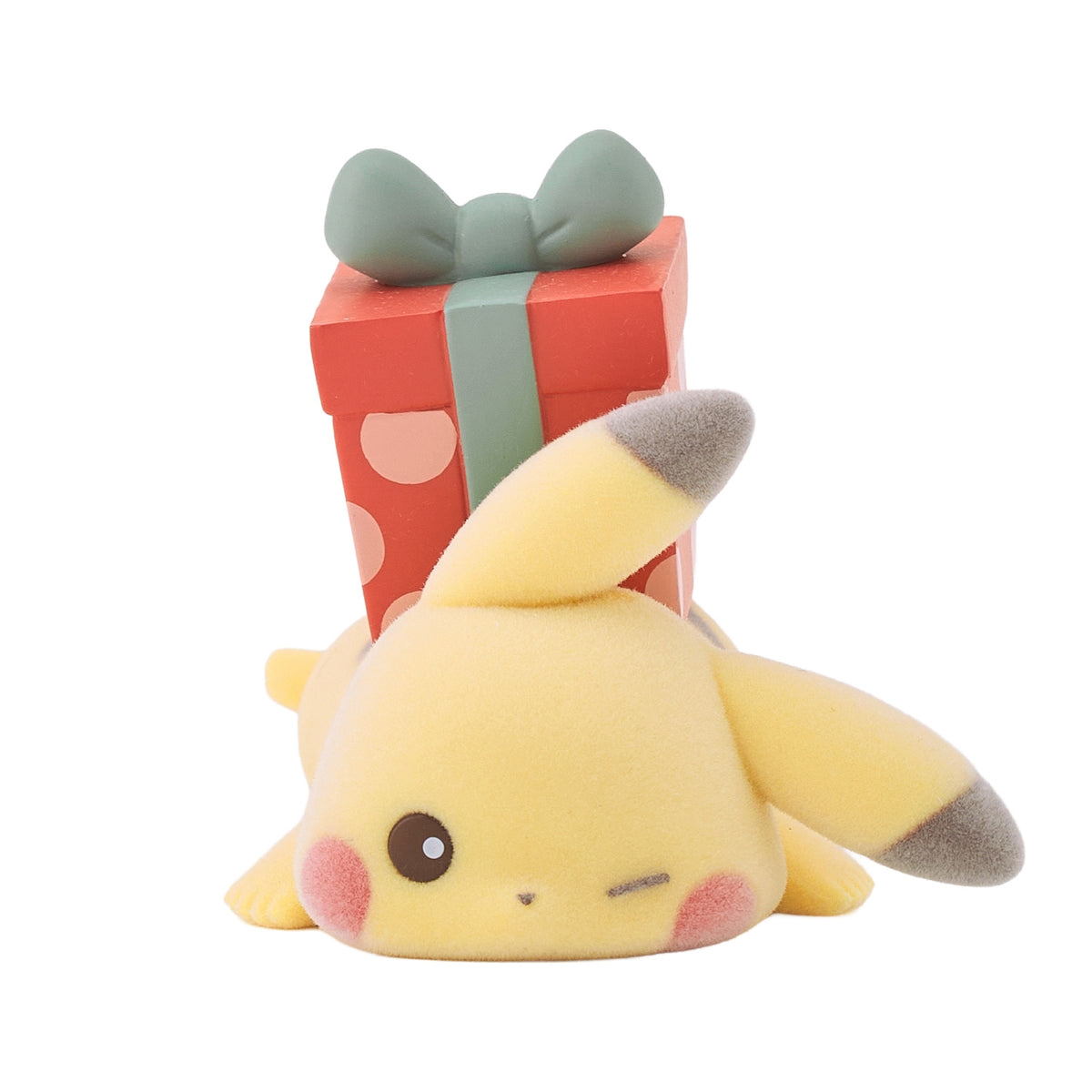 Pokemon Center 2026 Christmas Holiday Pikachu Flocked Doll Complete Set BOX JAPAN