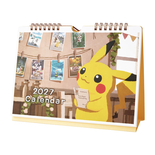 Pokemon Center Original 2027 Postcard Calendar Seasonal Situations Japan Made