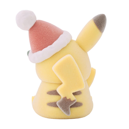 Pokemon Center 2026 Christmas Holiday Pikachu Flocked Doll Complete Set BOX JAPAN