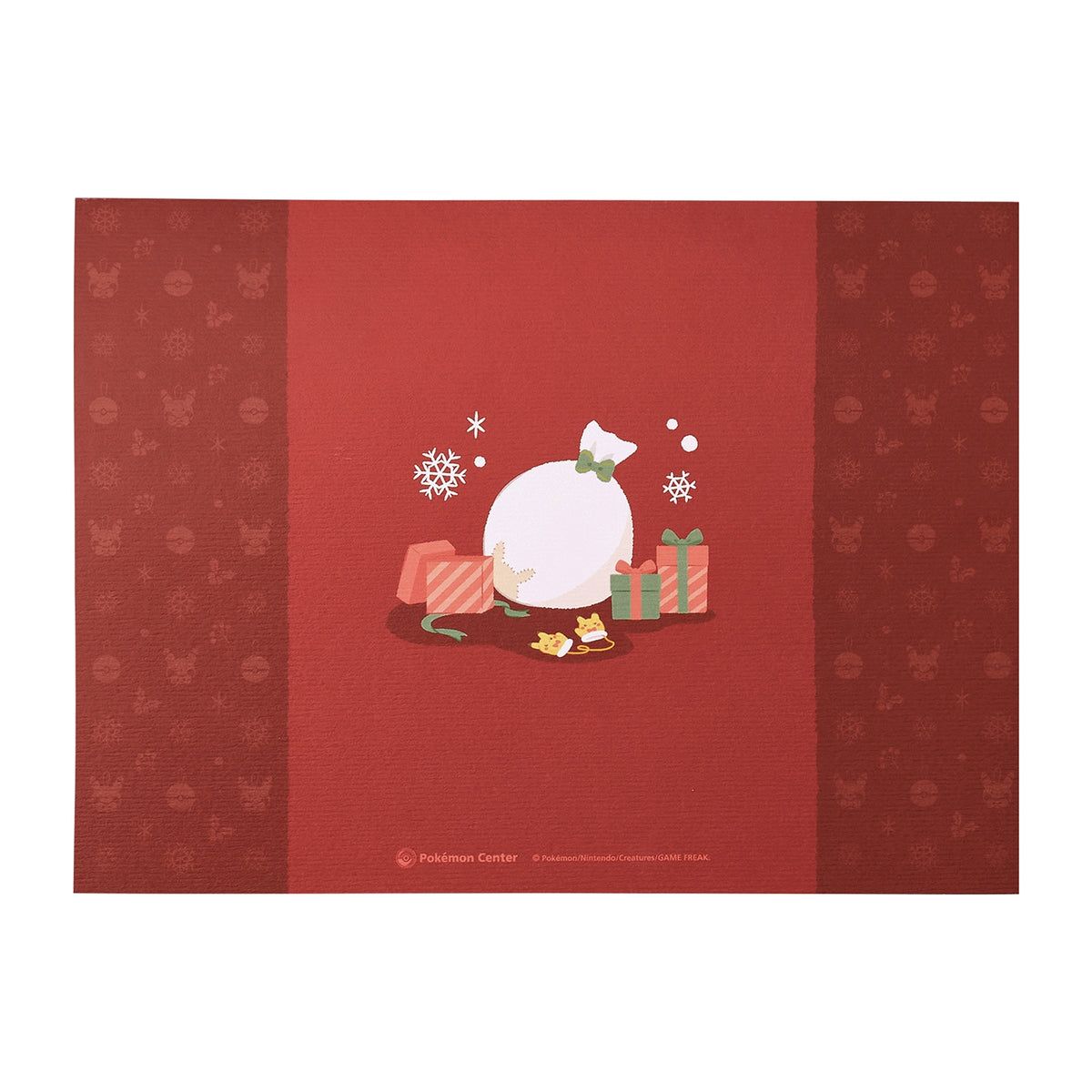 Pokemon Center 2026 Christmas Holiday Pikachu Message Card JAPAN